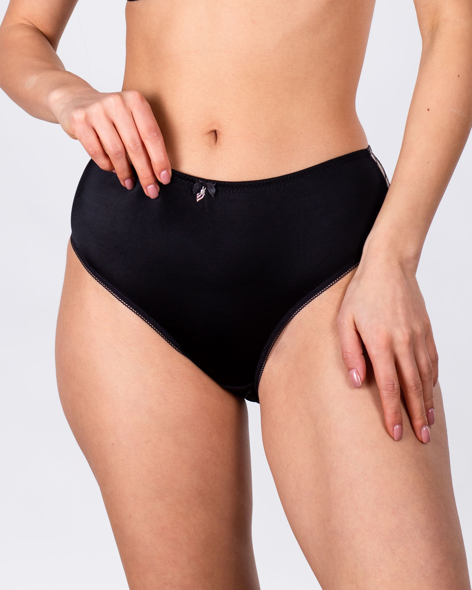 Жіночі труси мікрофібра Lanny mode 51159 чорні k3757-7